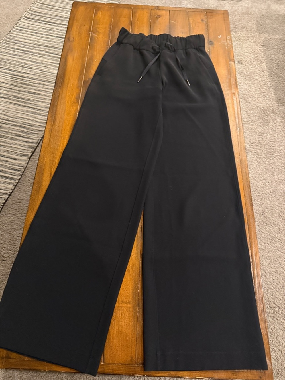 lululemon athletica Black Wide-Leg Pants - Picture 2 of 2